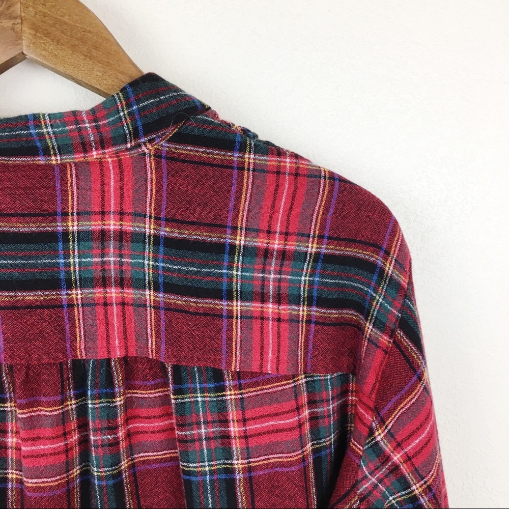 Madewell Central Tartan Button Down Flannel - Picture 5 of 7